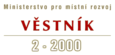 Vstnk 2-2000 Ministerstva pro mstn rozvoj