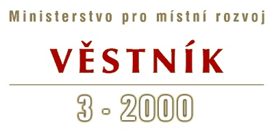 Vstnk 3-2000 Ministerstva pro mstn rozvoj