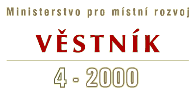 Vstnk 4-2000 Ministerstva pro mstn rozvoj