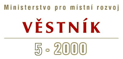 Vstnk 5-2000 Ministerstva pro mstn rozvoj