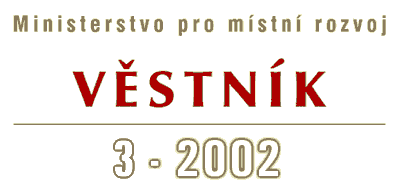 Vstnk 3-2002 Ministerstva pro mstn rozvoj