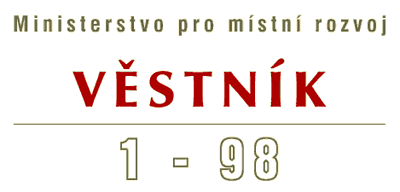 Vstnk 1-98 Ministerstva pro mstn rozvoj