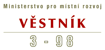 Vstnk 3-98 Ministerstva pro mstn rozvoj